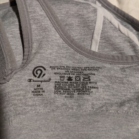 Gray & white C9 sports bra - Picture 6 of 6